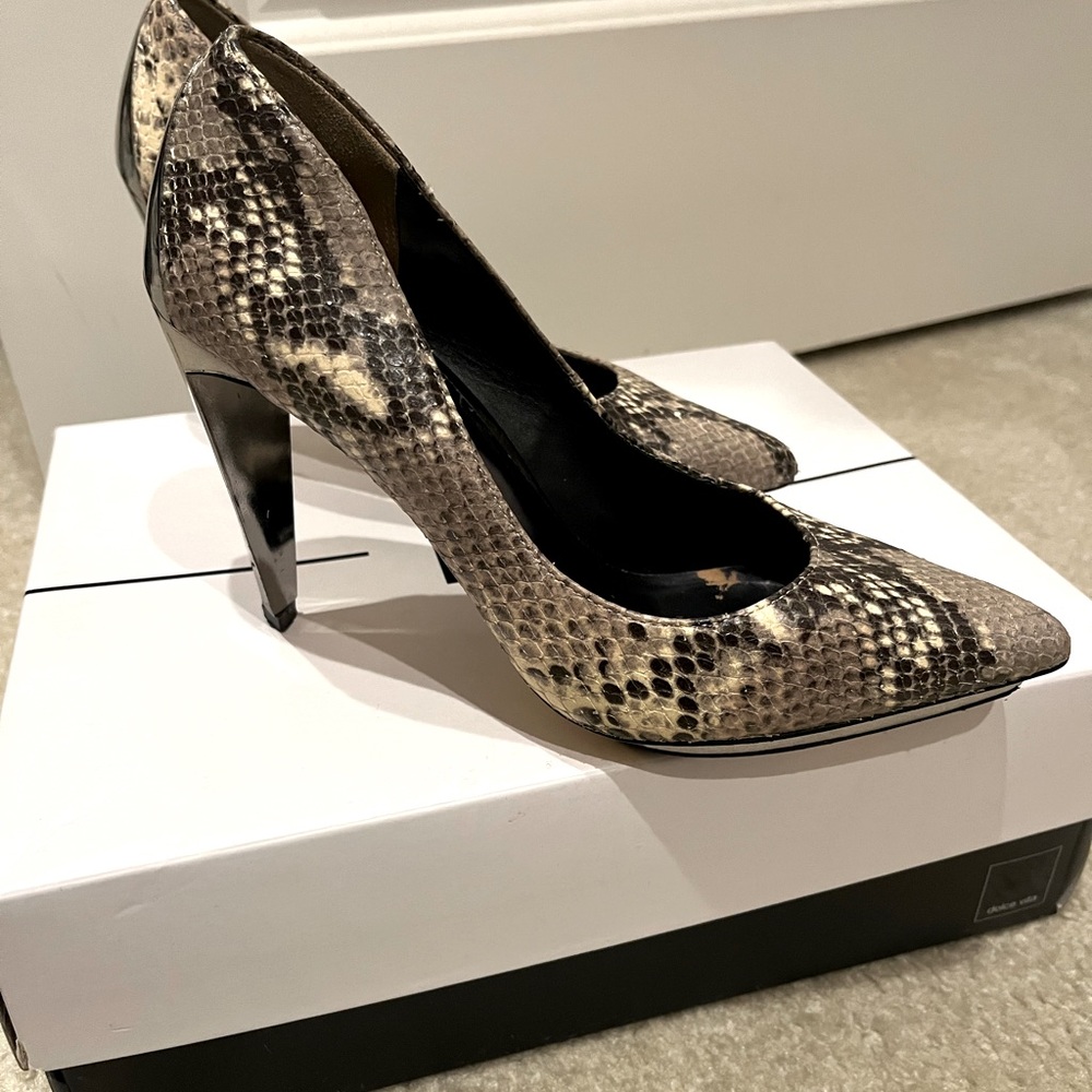 Ted Baker snake skin heels